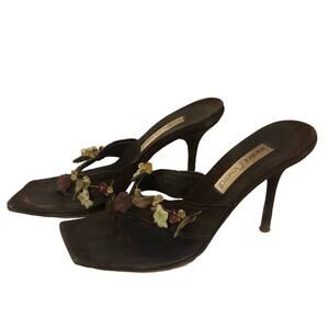 Santini Mavardi Women’s Italian Custom Sandals Size 8